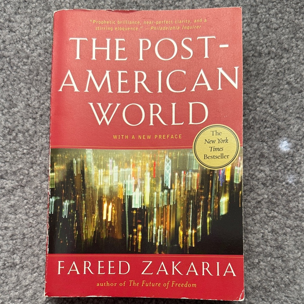 The Post-American World by Fareed Zakaria Good Preowned Condition